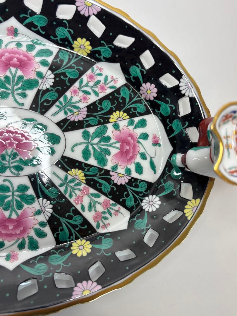 HEREND ヘレンド　西安の黒　トレイ　マンダリン　シノワズリ