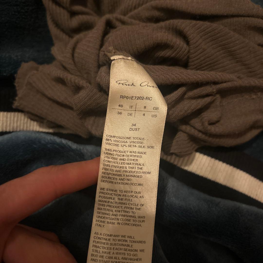 Rick Owens リブニット,25ss,サイズ40