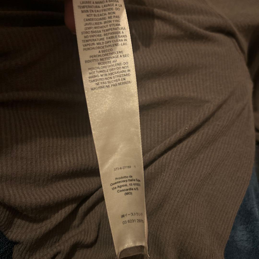 Rick Owens リブニット,25ss,サイズ40