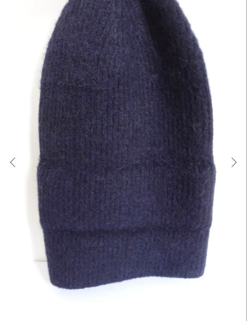 ARKET ウール アルパカ　ネイビー ニット帽