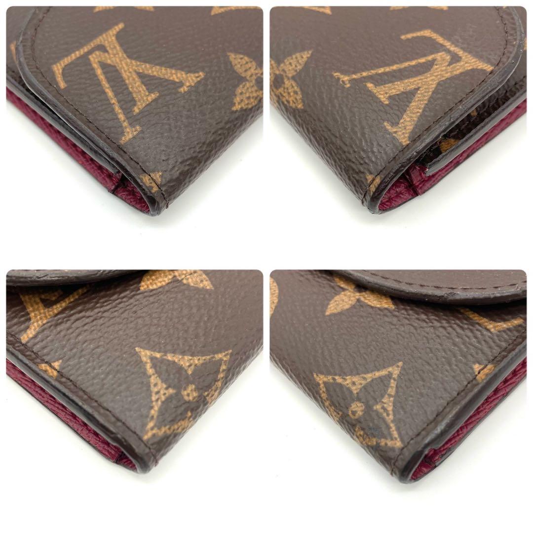 リコ♪専用ルイヴィトン ポルトモネ ロザリ ケース モノグラム フューシャ