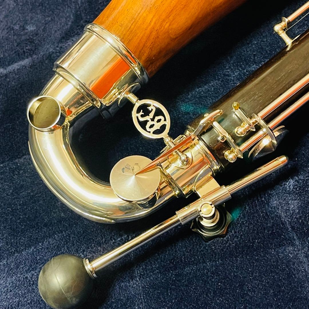 超希少 バスクラリネットローズウッド製ベル ビュッフェクランポン用