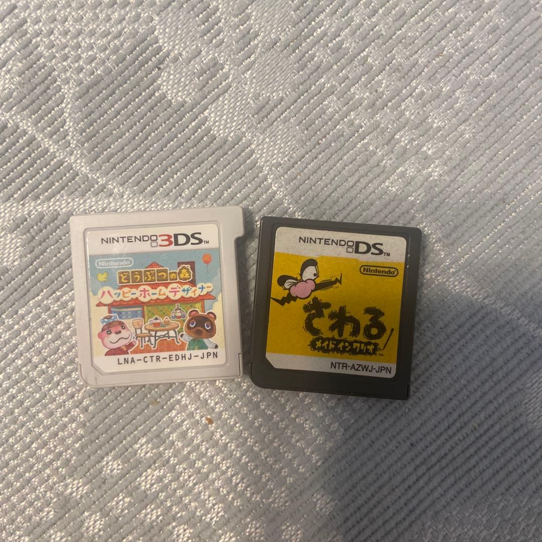 【最終値下げ】ニンテンドー3DS本体（赤・黒）とゲームソフトセット（充電器有）