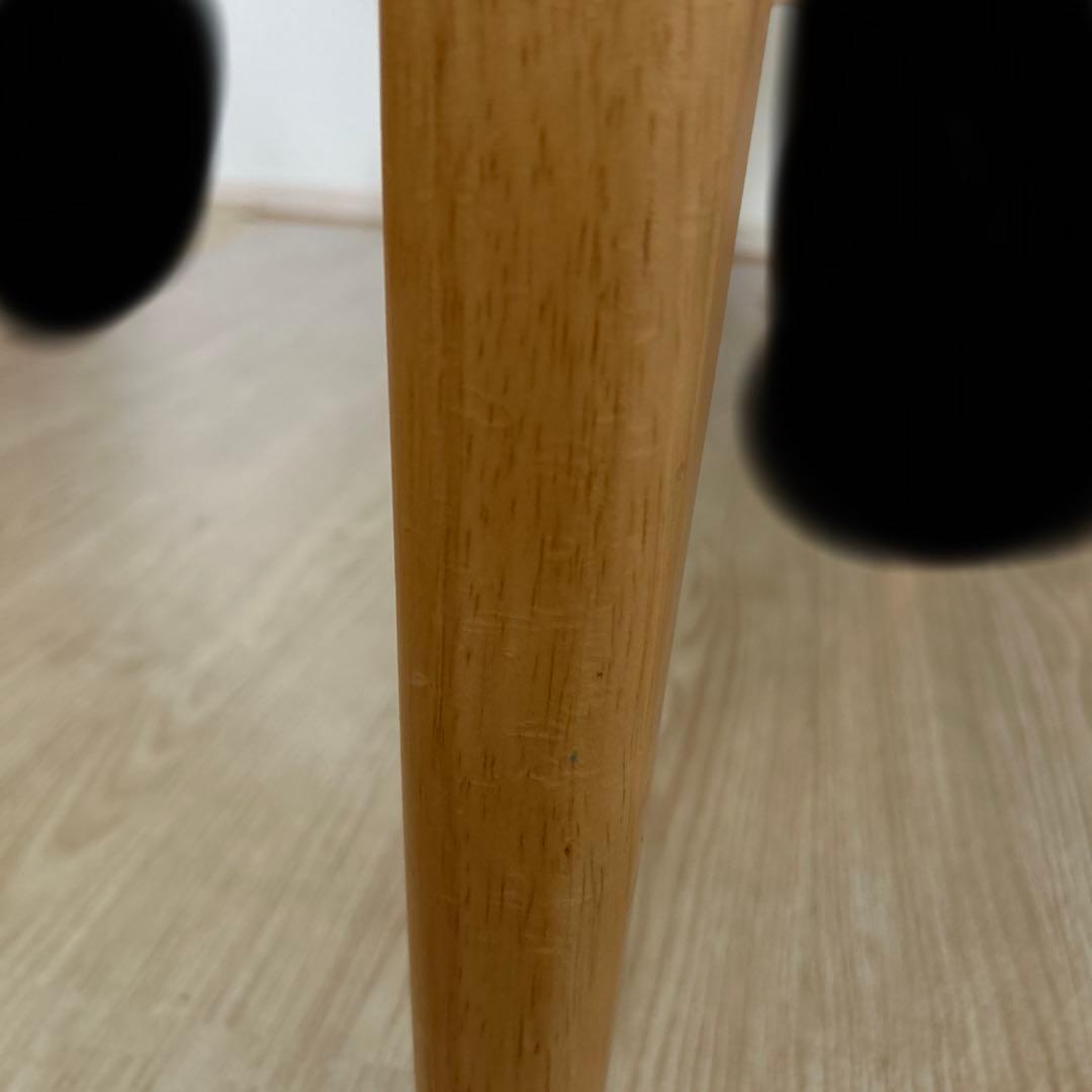 ナチュラルウッド 折りたたみダイニングテーブル