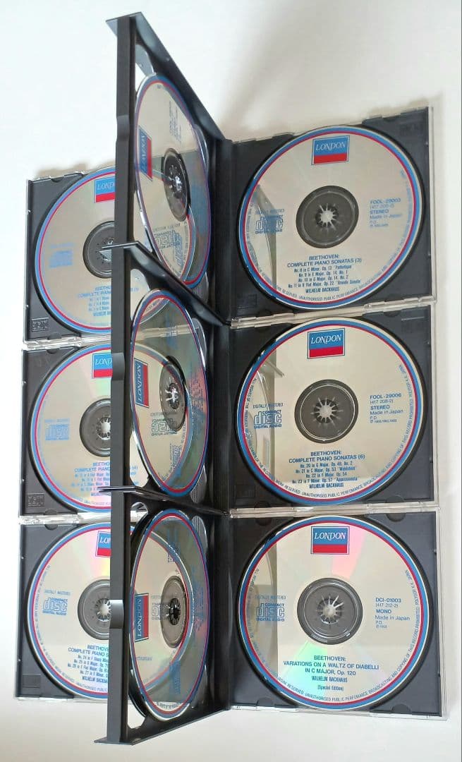 ベートーヴェン「ピアノ・ソナタ全集」（10枚組）バックハウス（ピアノ）