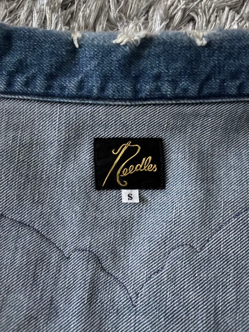 Needles デニムジャケット 蝶刺繍 S