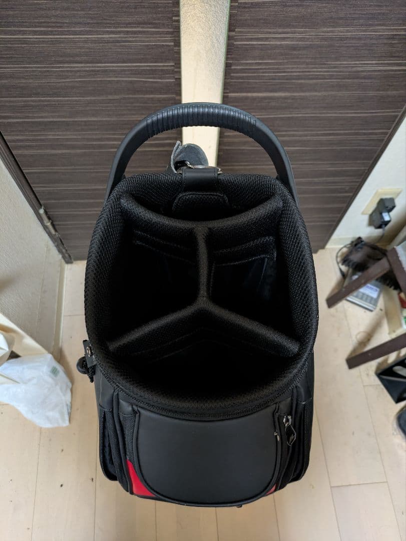 new balance ゴルフバッグ 黒/赤