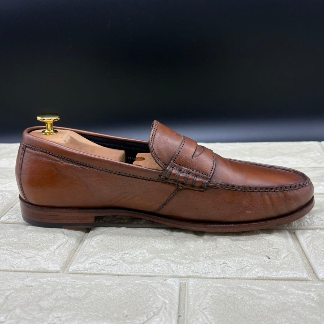 【美品】コールハーン ペニーローファー 10M ローファー 革靴 ブラウン