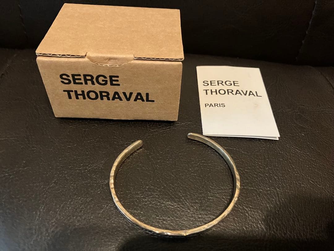 SERGE THORAVAL バングル　幸せの手錠　シルバー