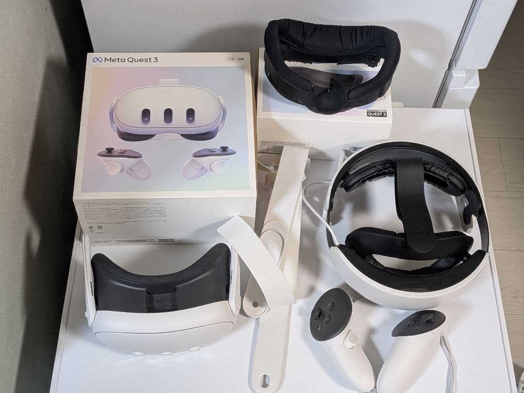  Quest 3 128GB+フェイスクッション+KIWIヘッドマウント