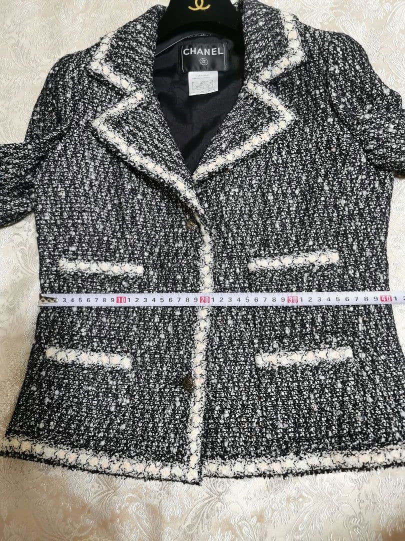美品　シャネル　CHANEL　ツイード　ジャケット　05A 　サイズ　38