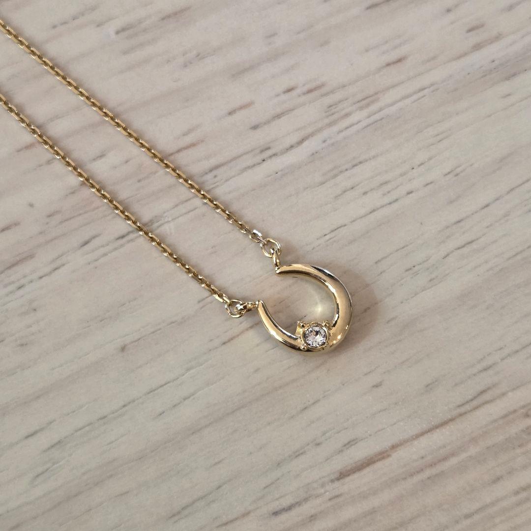 LANVIN en blue セサンパ馬蹄モチーフ2点セットネックレス ほぼ新品