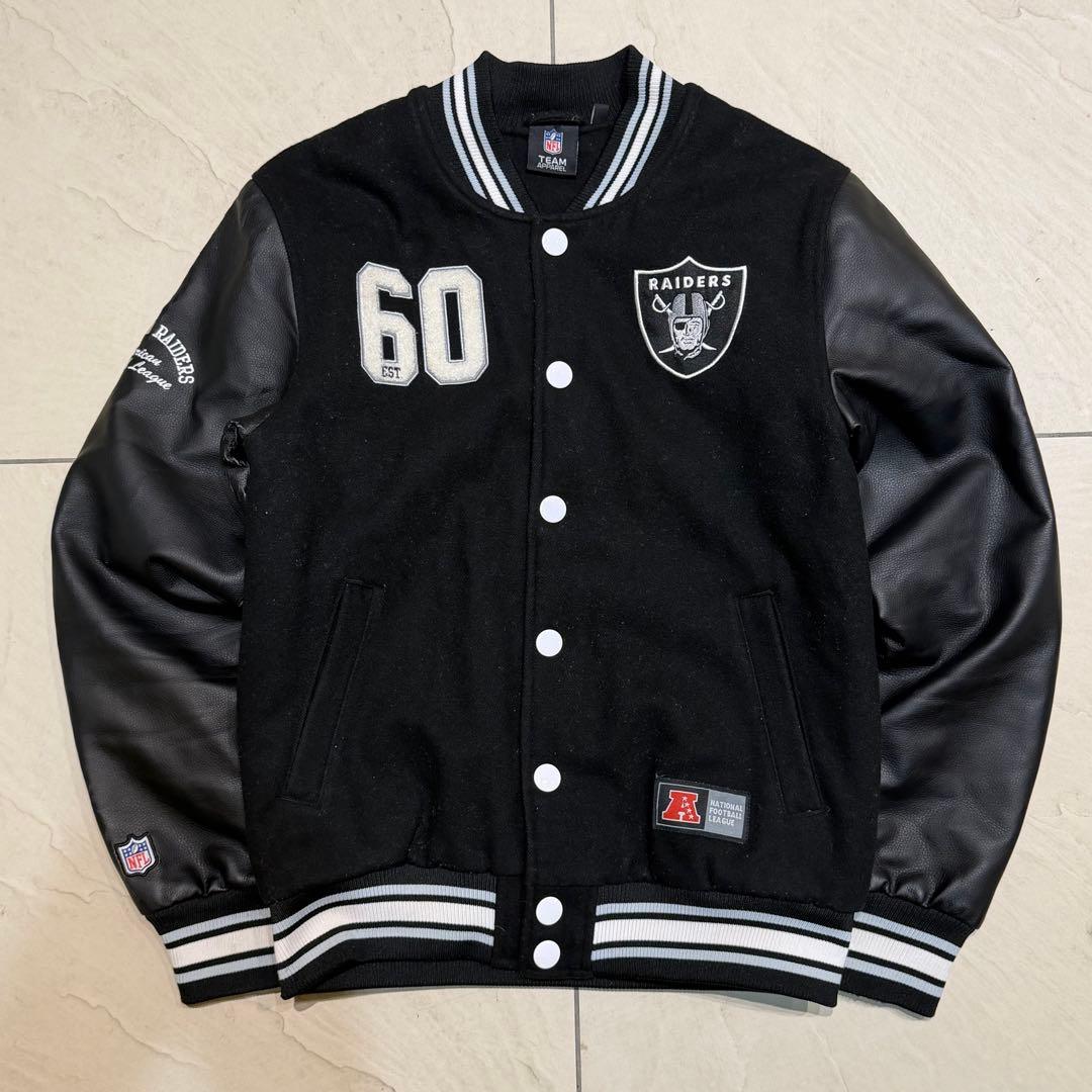 【古着】RAIDERS スタジャン オークランド