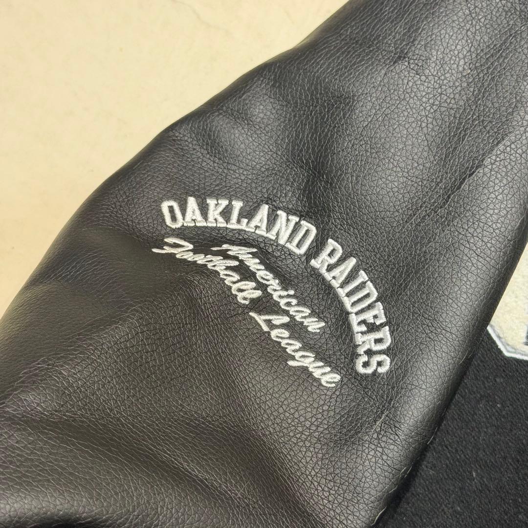 【古着】RAIDERS スタジャン オークランド