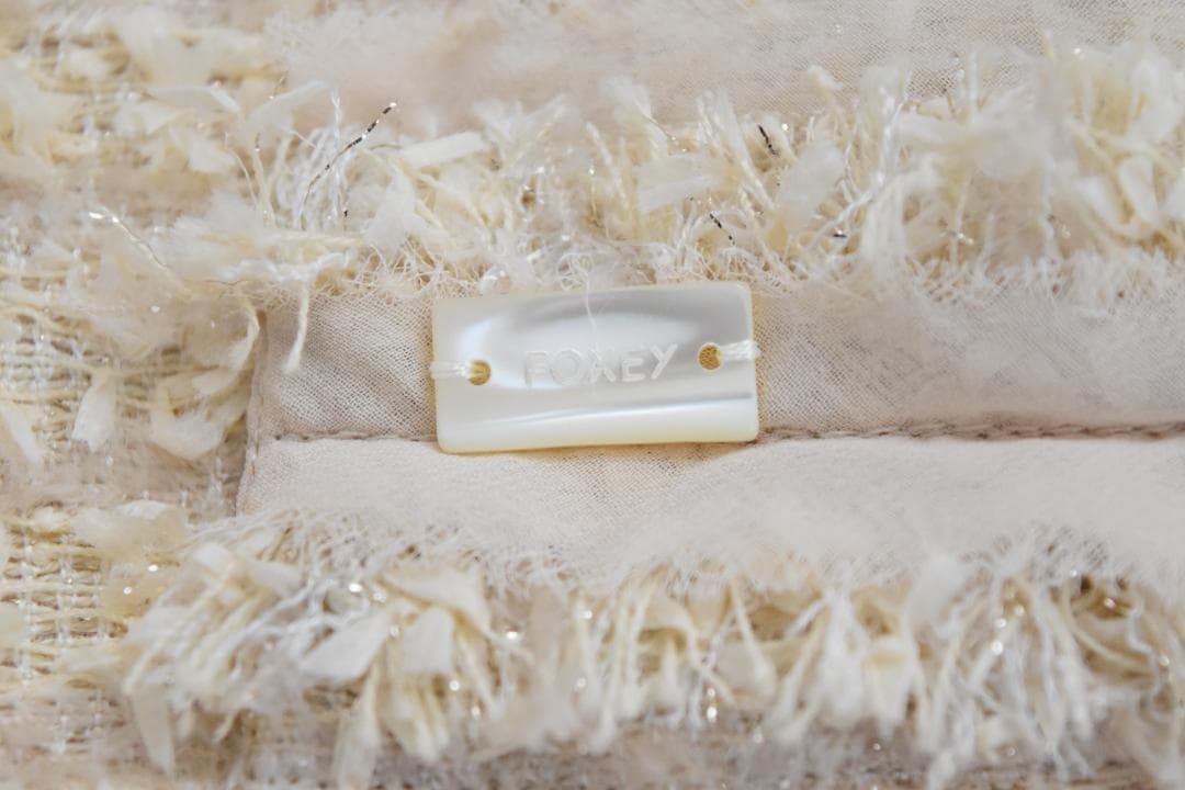 ・FOXEY・フォクシー・ツイード・ジャケット・半袖・