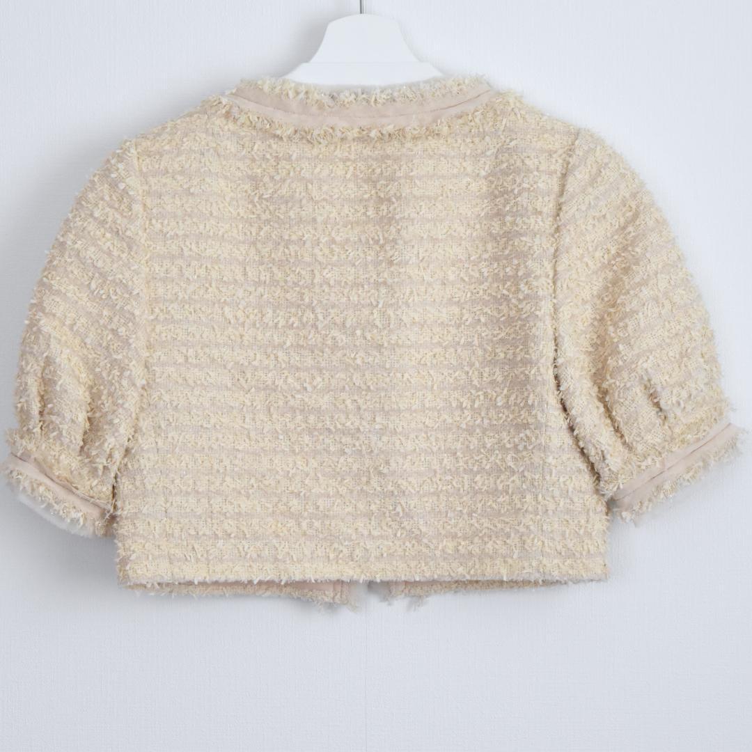 ・FOXEY・フォクシー・ツイード・ジャケット・半袖・