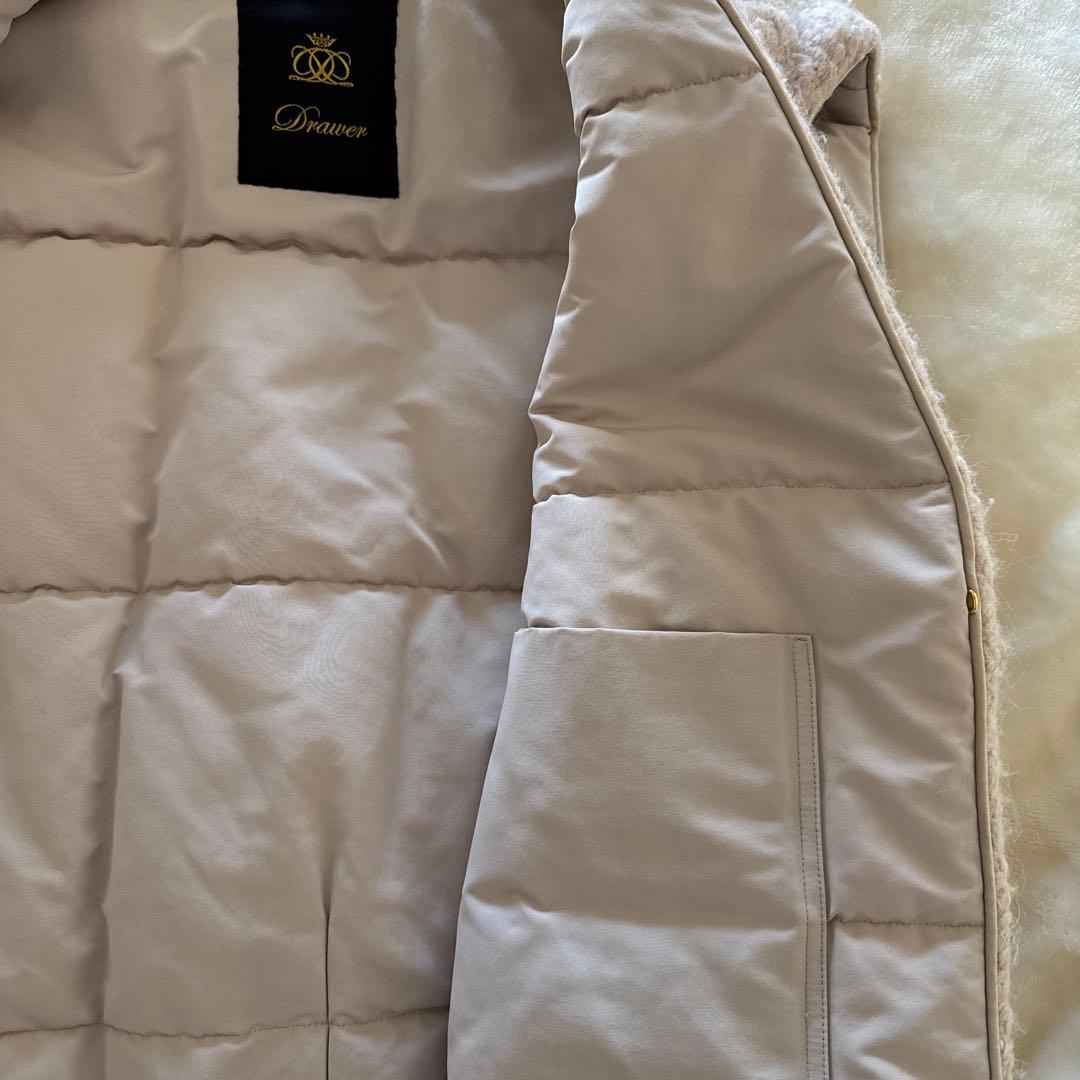 Drawer ドゥロワー　ノーカラー ベスト