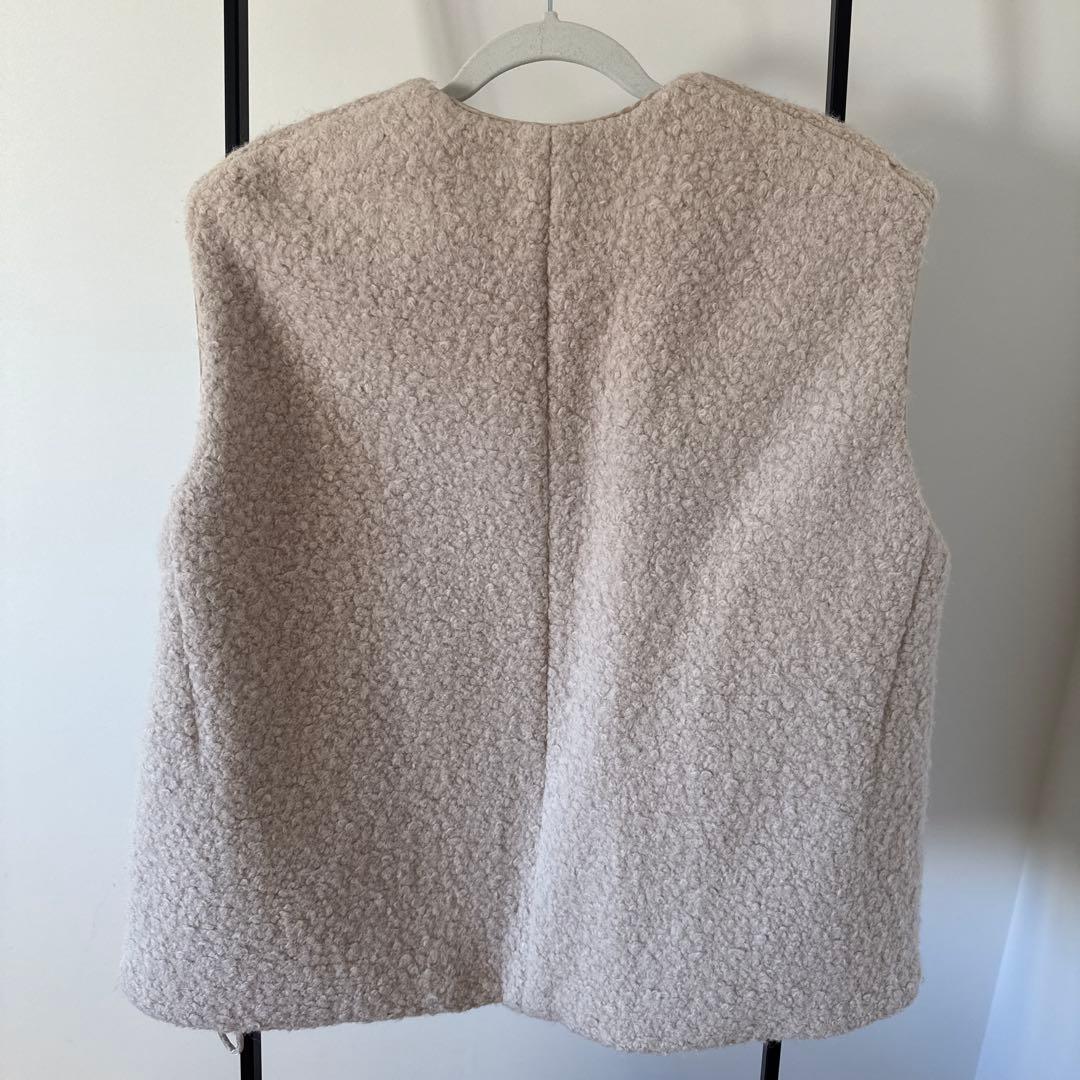 Drawer ドゥロワー　ノーカラー ベスト