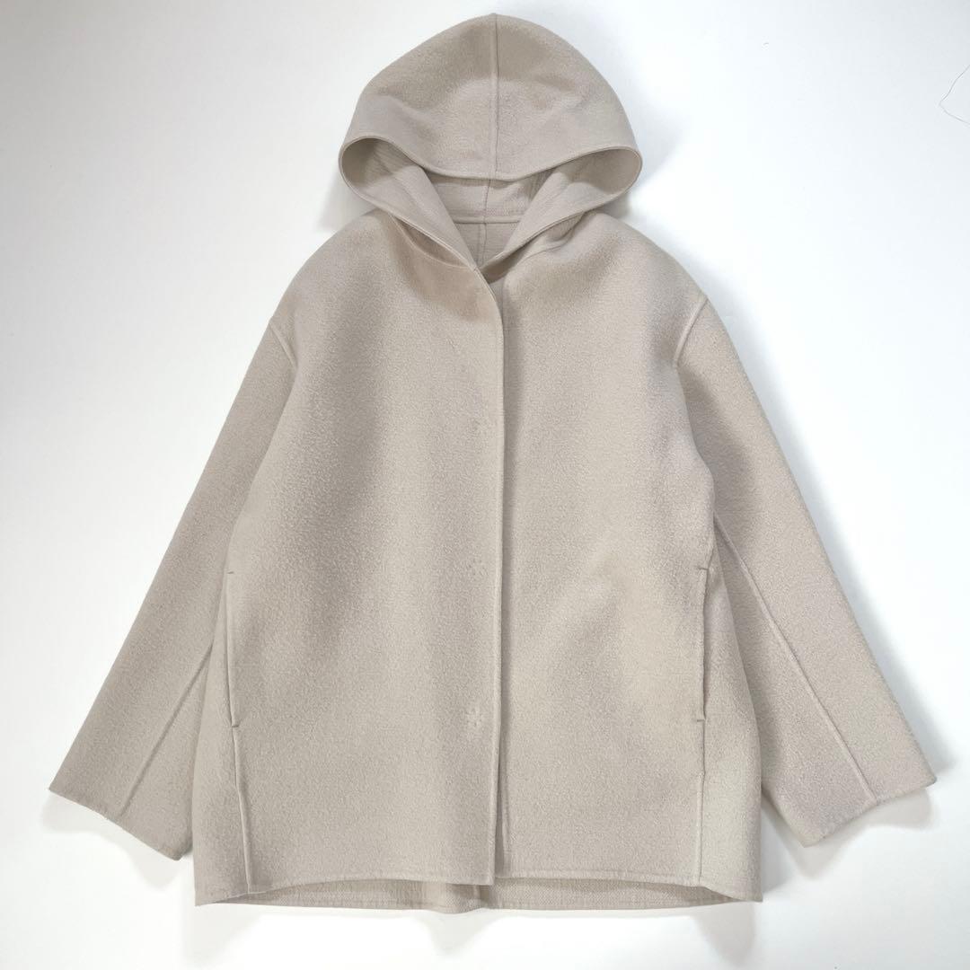 23区 プルーフメルトンリバーショートコート 2021AW ライトグレー