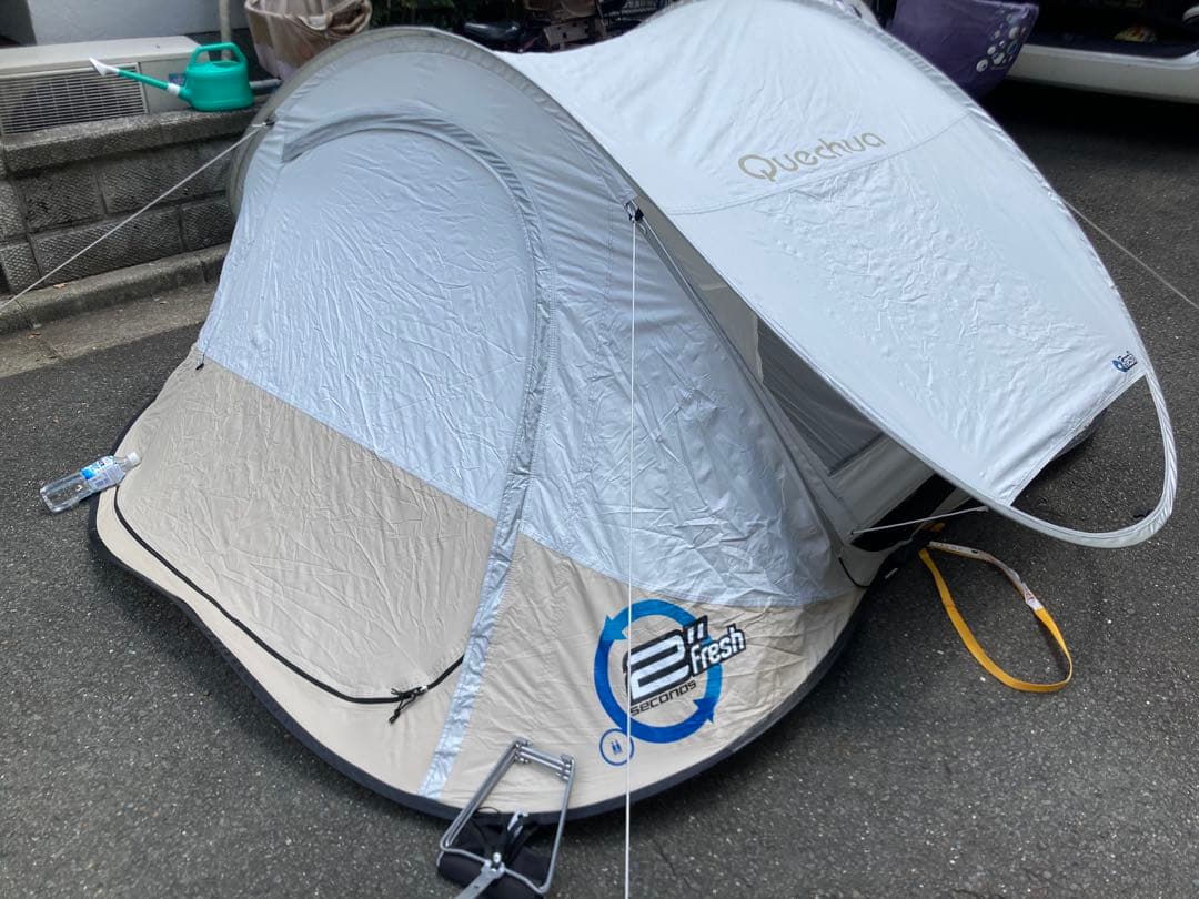 早い者勝ち　ケシュア2 seconds 2 ポップアップテントとコールマンチェア