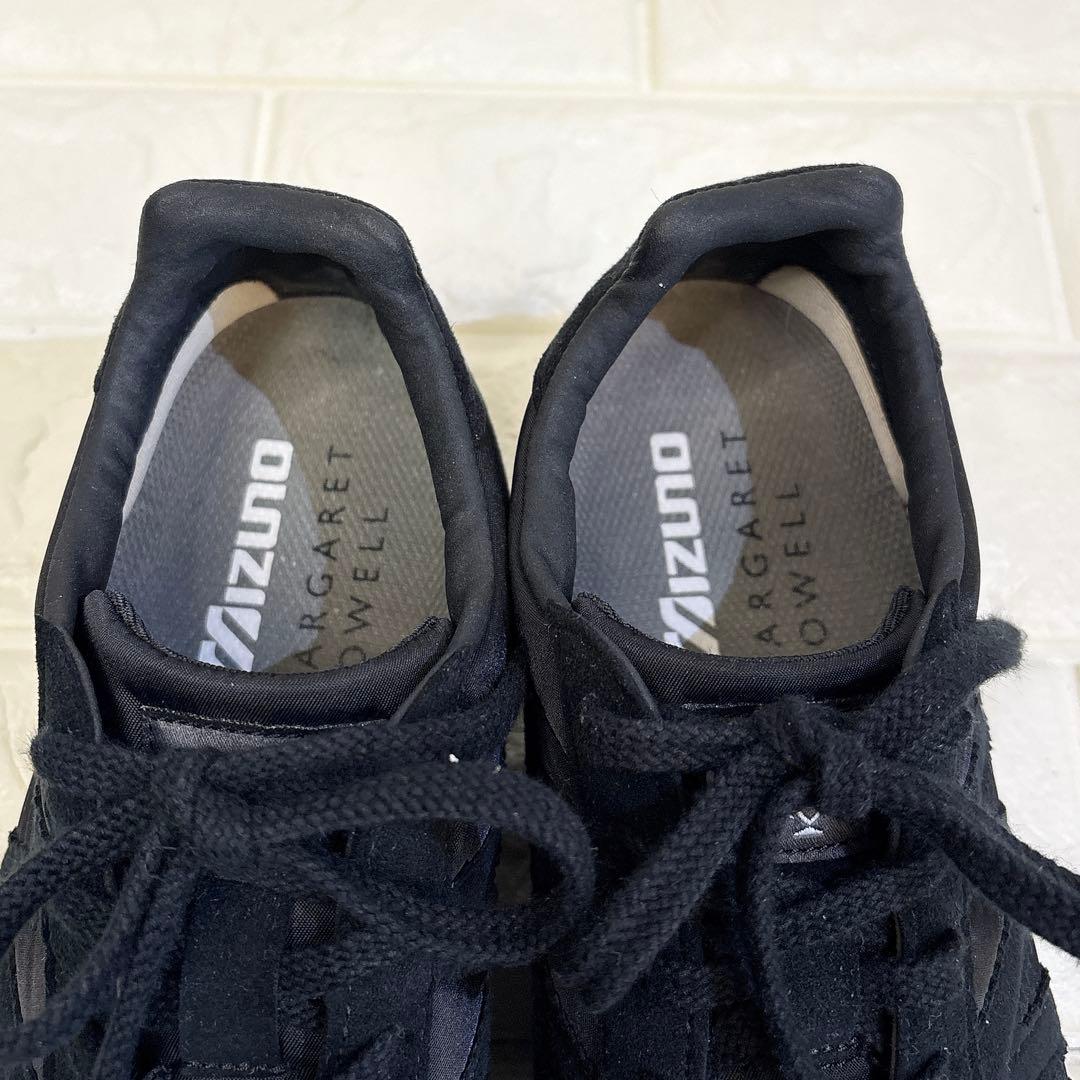 美品✨ ミズノ マーガレットハウエル ローカットスニーカー ブラック 24.5