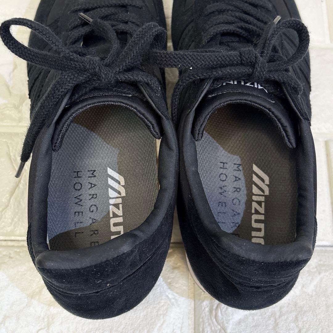 美品✨ ミズノ マーガレットハウエル ローカットスニーカー ブラック 24.5