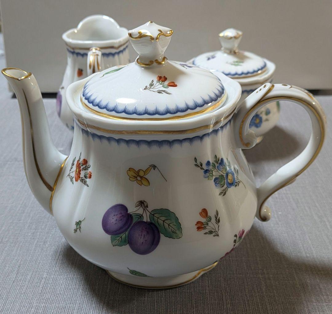 リチャードジノリ　イタリアンフルーツ　ティーセット