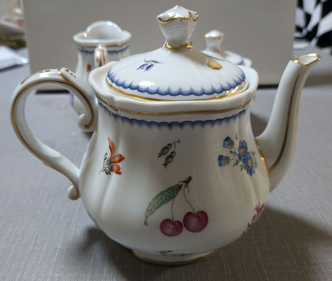 リチャードジノリ　イタリアンフルーツ　ティーセット