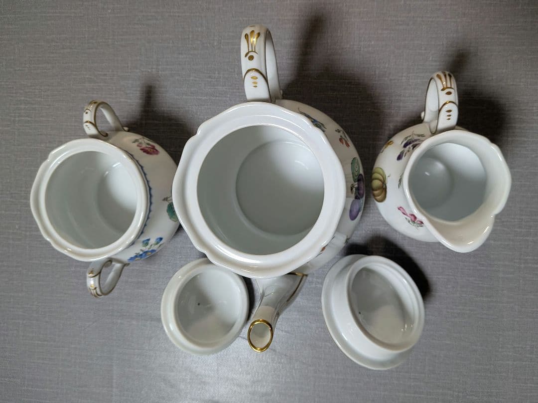 リチャードジノリ　イタリアンフルーツ　ティーセット