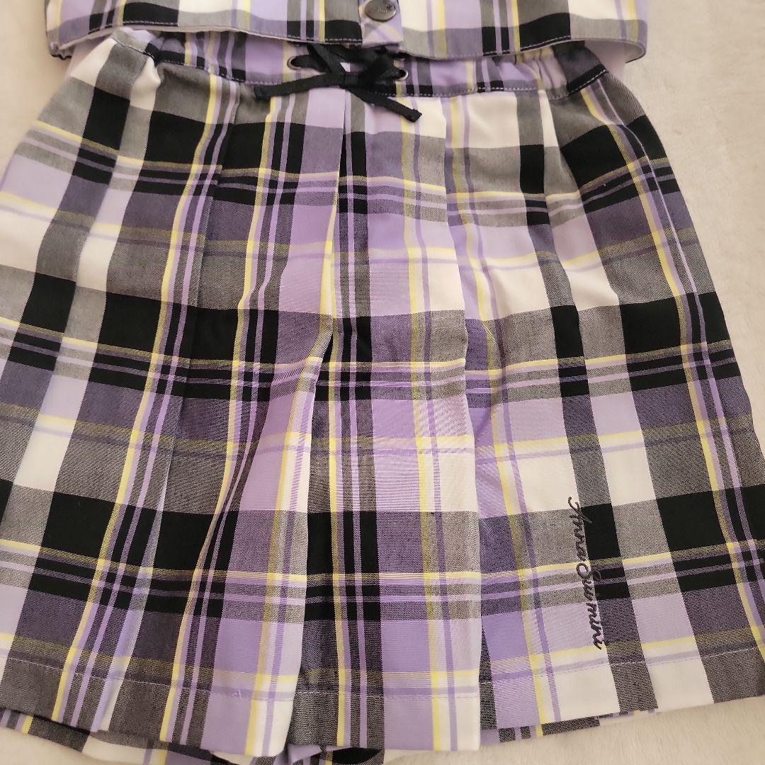 新品未使用《3点セット》アナスイミニ　ビスチェ付きセットアップ 130センチ