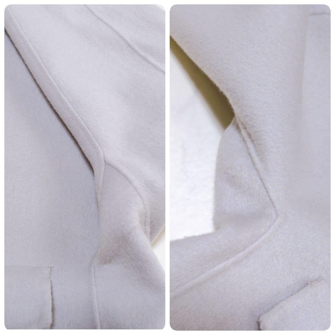 上品に華やぐ✨️uncrave ライトリバーコート❁ショート丈 ウール