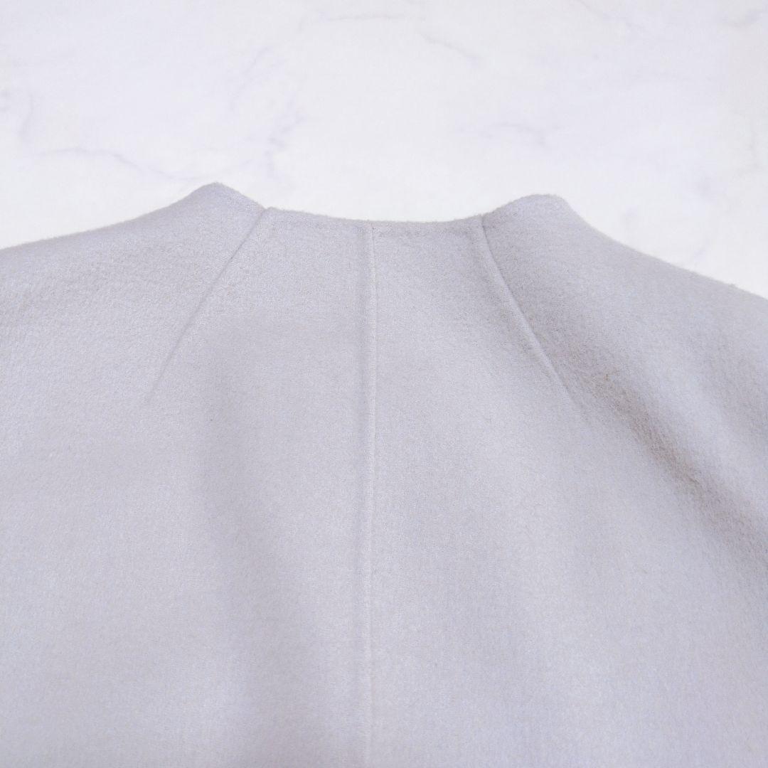 上品に華やぐ✨️uncrave ライトリバーコート❁ショート丈 ウール