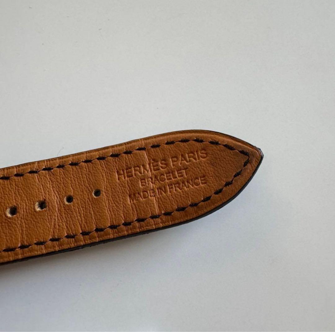 38〜41アップルウォッチ エルメス レザーバンド ブラック 黒 ヴォースイフト