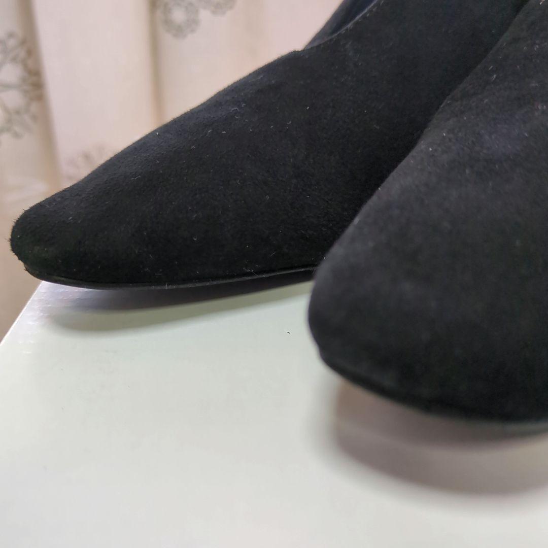 【極美品】今季最新 ブラック パンプス サイズ 23.5 ルタロン