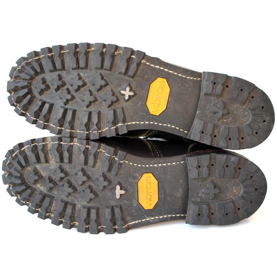 廃番 RED WING 8136 モックトゥ ワークブーツ ブラック クローム