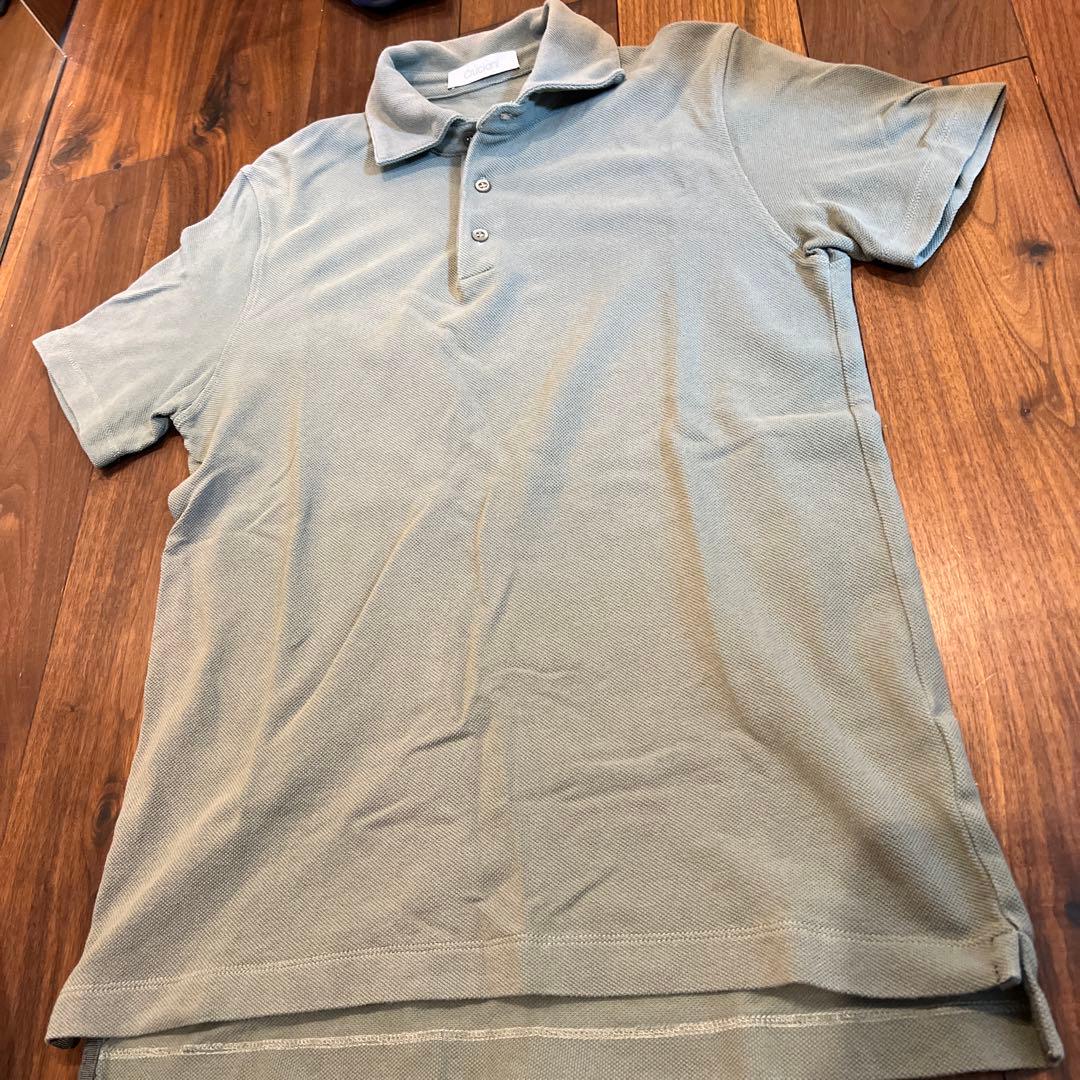 売り切り！Cruciani ポロシャツ ネイビー カーキー　2枚セット　48