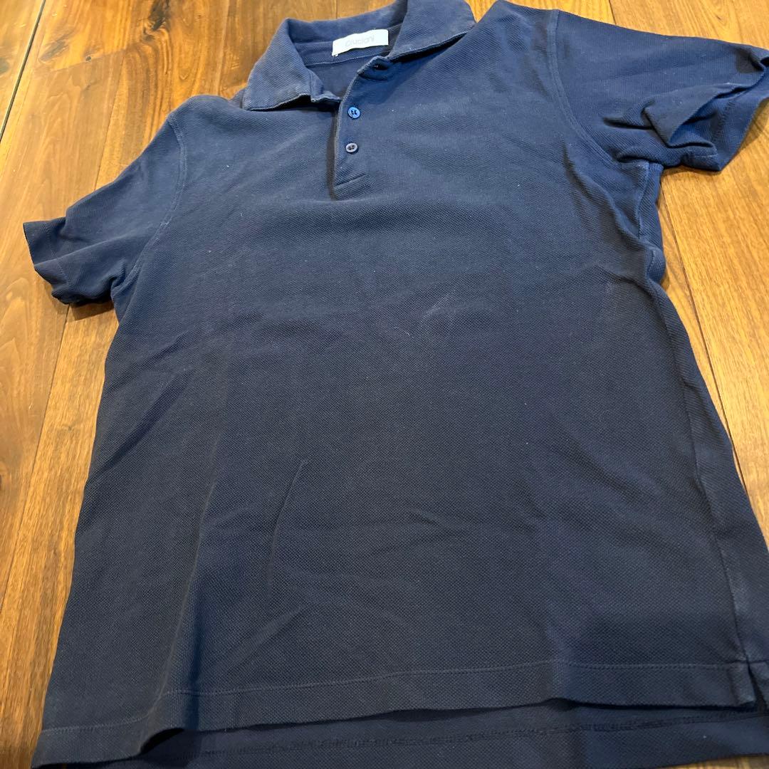 売り切り！Cruciani ポロシャツ ネイビー カーキー　2枚セット　48