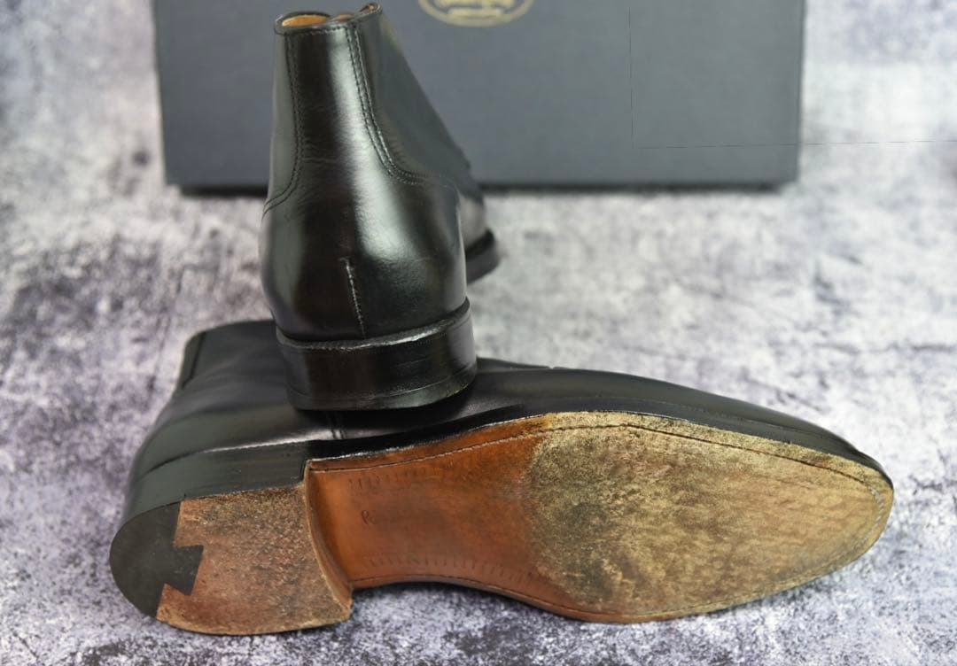 純正ツリー付　クロケット&ジョーンズ　コッツモア　8E　ブラック　チャッカブーツ