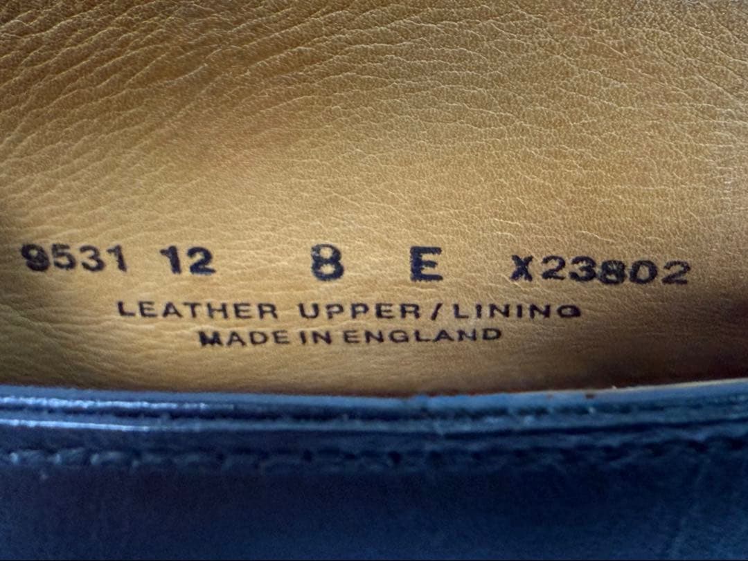 純正ツリー付　クロケット&ジョーンズ　コッツモア　8E　ブラック　チャッカブーツ