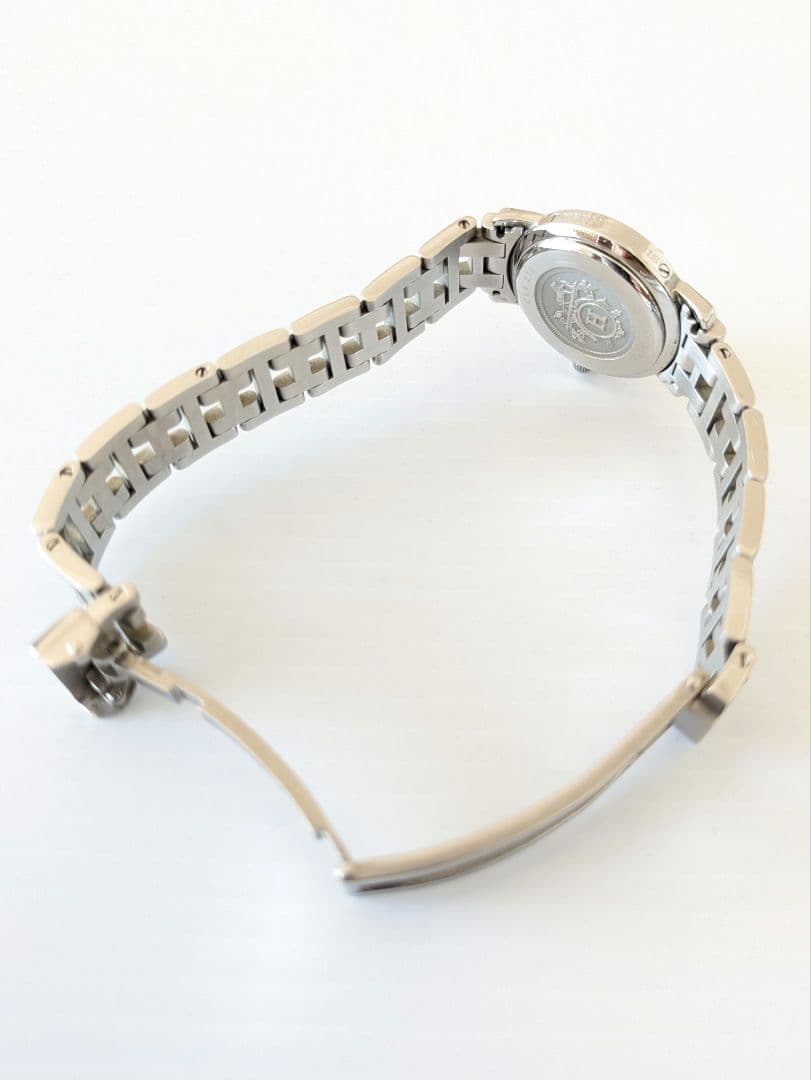 【美品】【電池新品】HERMES エルメス クリッパー レディース 腕時計