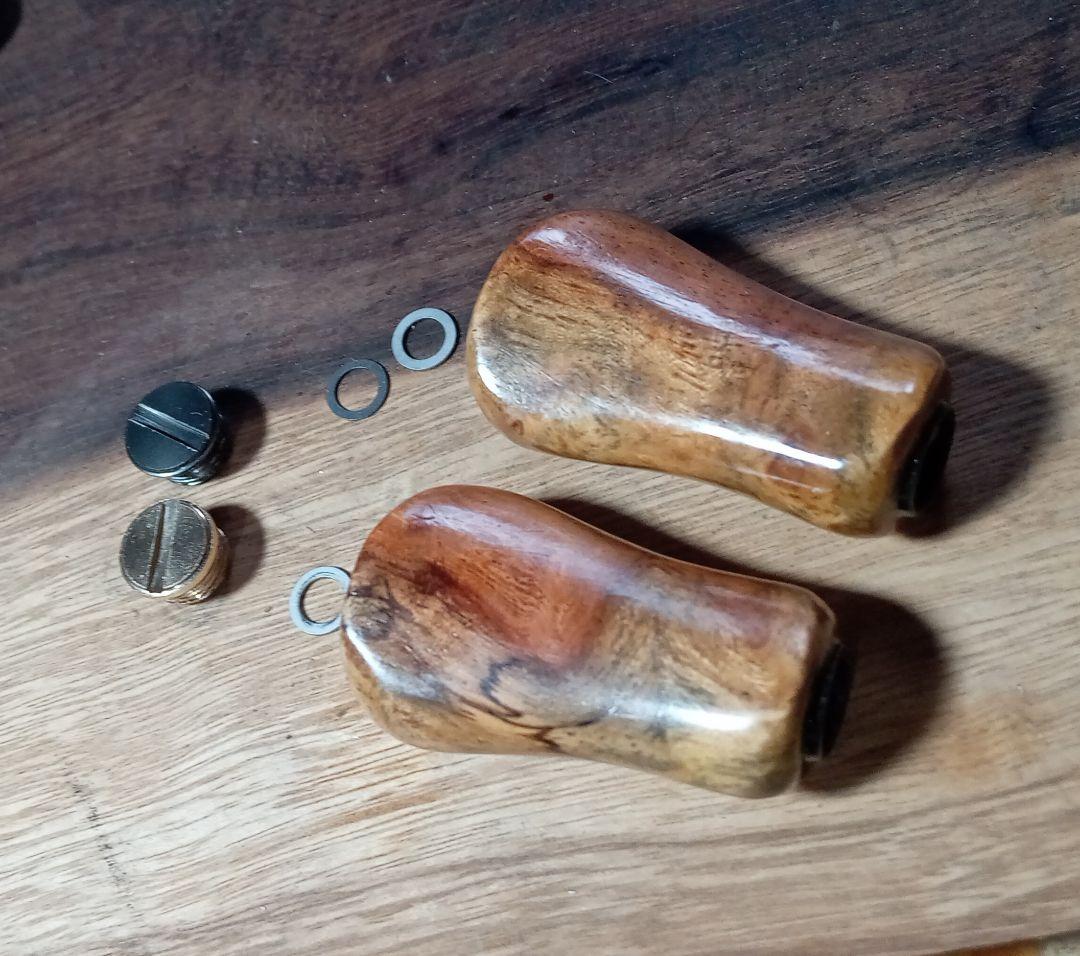 花梨ノブ　シマノ　ダイワ　ハンドルノブ　リールノブ　ベイト　フィネス