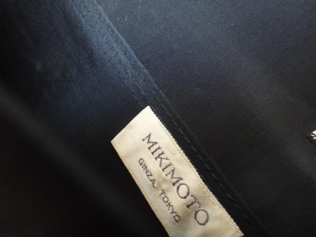 ★MIKIMOTO ミキモト パールフォーマル チェーンクラッチバッグ 黒★