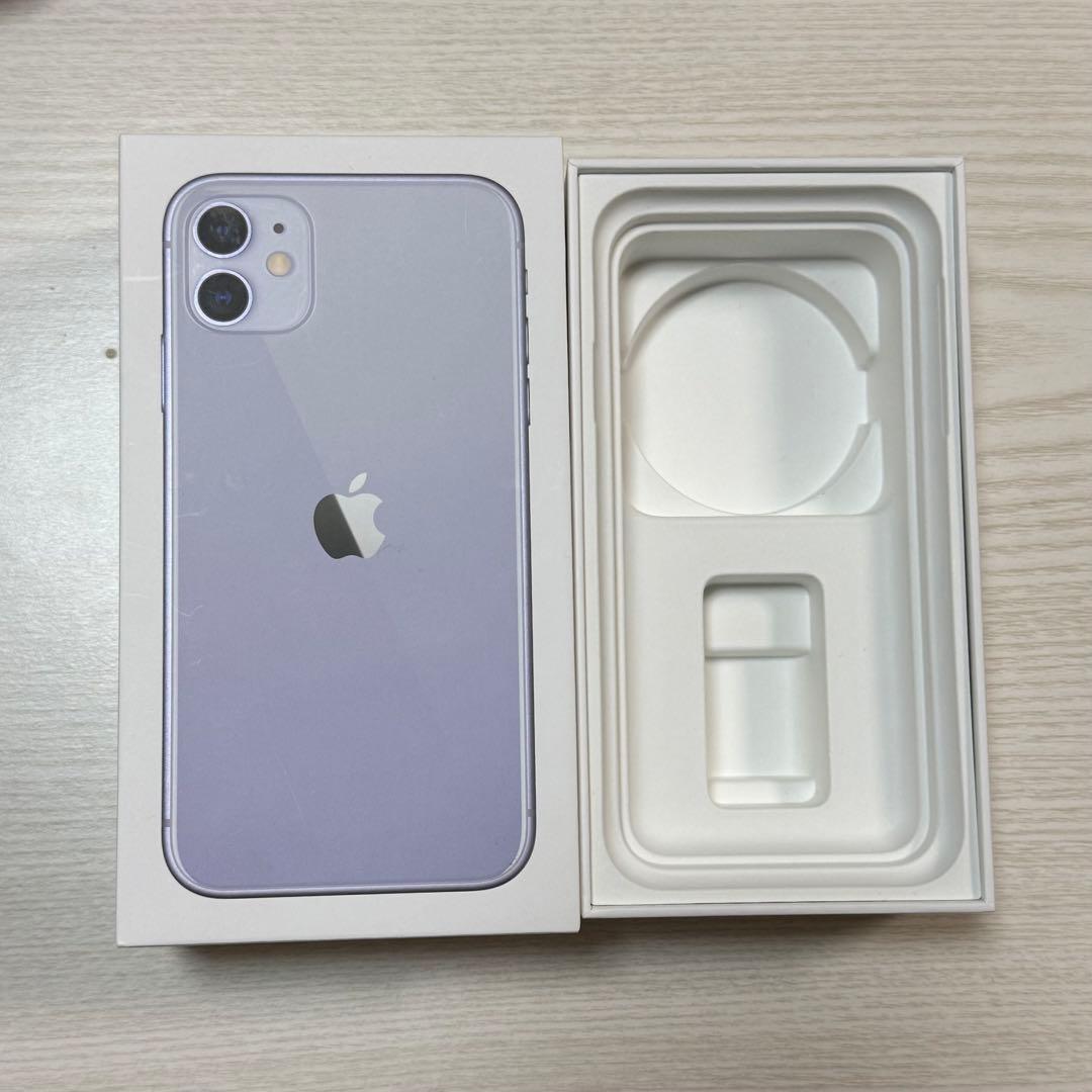 【値下中】iPhone11 パープル 64GB 即日発送 SIMフリ－