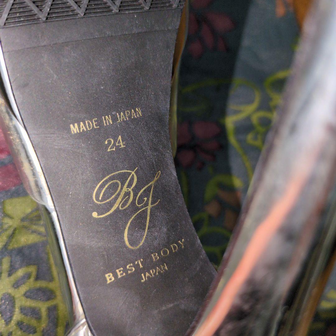 公式BEST BODY シルバー ハイヒール 24サイズ