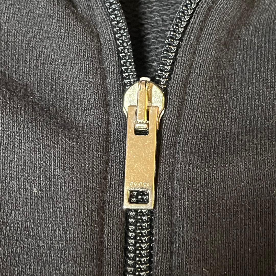 【早い者勝ち】GUCCI ネイビー ジップアップジャケット　GG シェリーライン