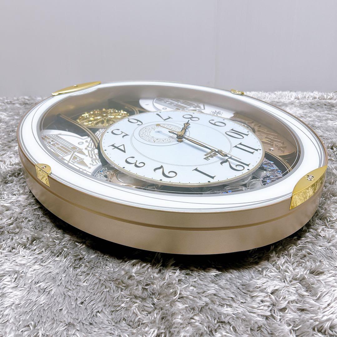 rhythm リズム カラクリ時計 壁掛け時計 4MN509RH 廃盤品