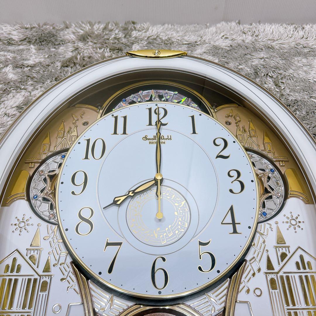 rhythm リズム カラクリ時計 壁掛け時計 4MN509RH 廃盤品