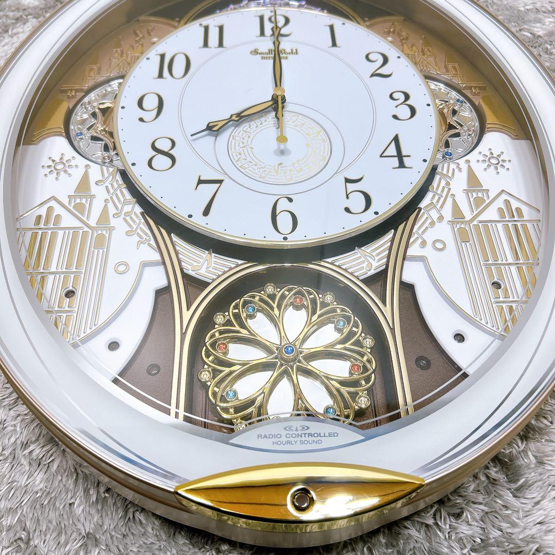 rhythm リズム カラクリ時計 壁掛け時計 4MN509RH 廃盤品