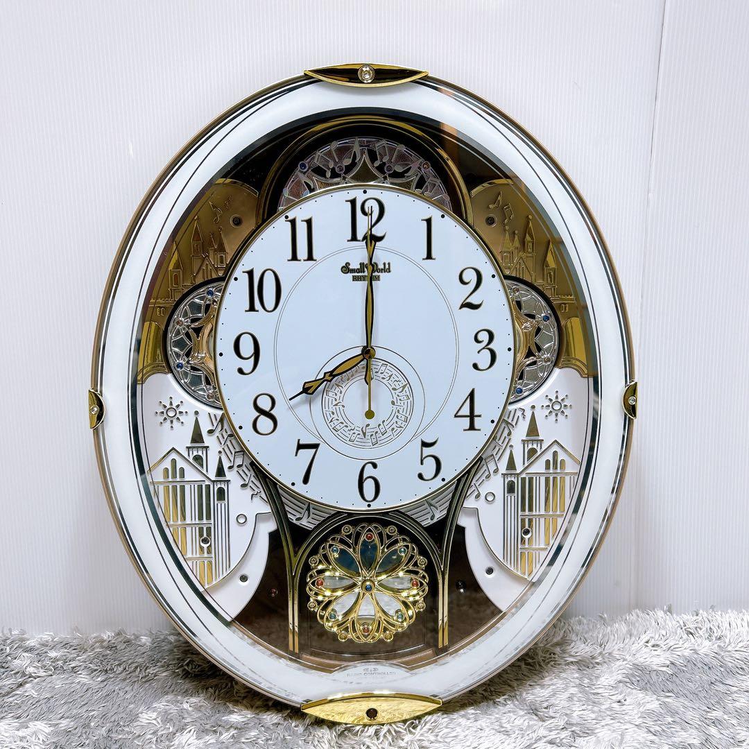 rhythm リズム カラクリ時計 壁掛け時計 4MN509RH 廃盤品