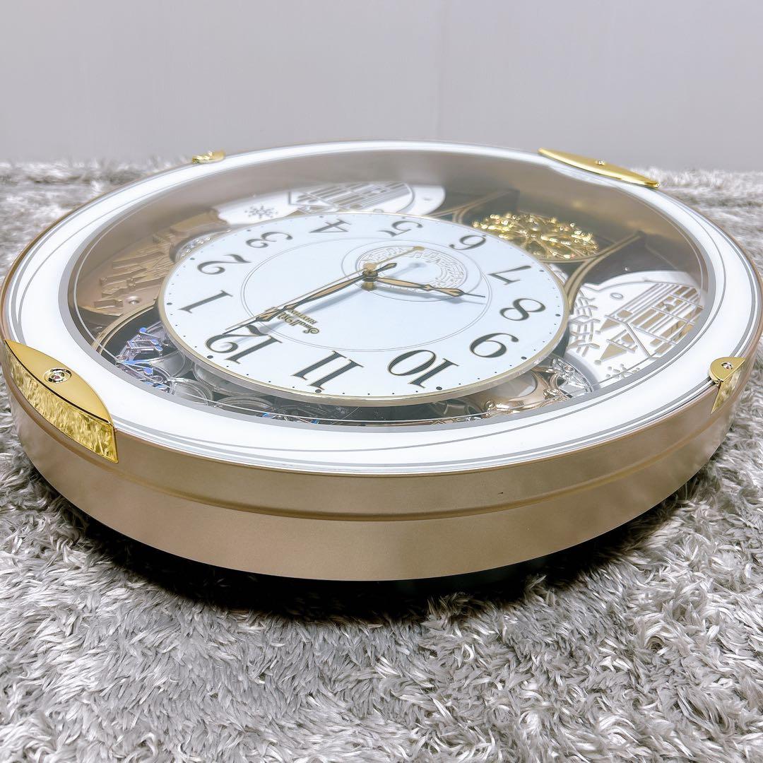rhythm リズム カラクリ時計 壁掛け時計 4MN509RH 廃盤品